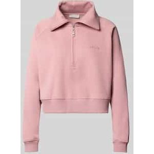 Regular fit pullover met ritssluiting, model 'Meret'