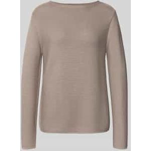 Marc O'Polo - Trui - Taupe - Knitwear - Lange Mouw