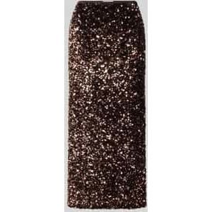 Midirok met pailletten en loopsplit