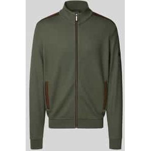 Sweatjack met opstaande kraag, model 'Selanik'