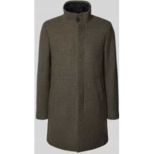 Regular fit lange jas met wol, model 'Harvey''