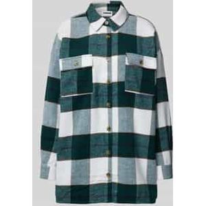 Overhemdblouse met borstzakken, model 'FLANNY'