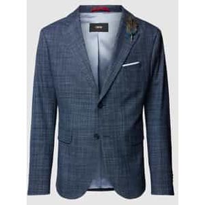 2-knoops colbert met viscose, model 'Cava'