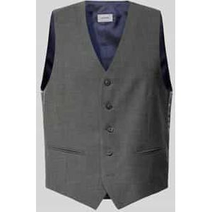 Regular fit gilet van scheerwolmix, model 'HUGO'