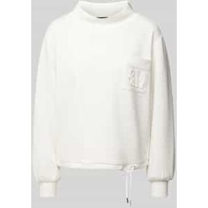 Sweatshirt met opstaande kraag