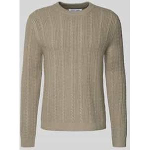 Gebreide pullover met kasjmier, model 'CASSIUS'
