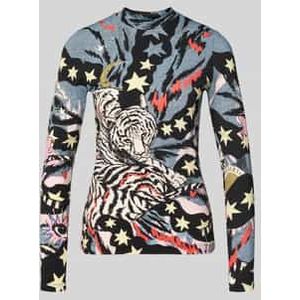 Shirt met lange mouwen in all-over look