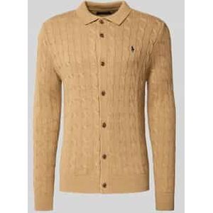 Polo Ralph Lauren - Gebreid Vest - Sand - Lange Mouw