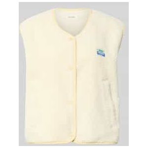 Regular fit gilet met logopatch, model 'Hoktown'