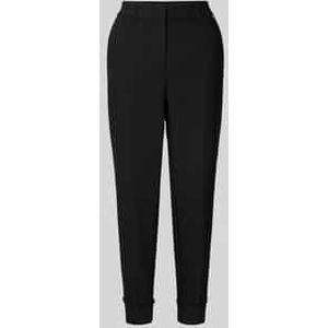 Regular fit stoffen broek met persplooien