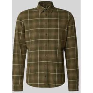 Regular fit vrijetijdsoverhemd met kentkraag, model 'MACE'