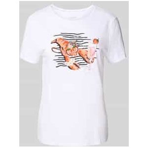 T-shirt met motiefprint