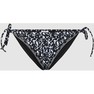 Bikinibroekje met all-over motief, model 'SIDE TIE-PRINT'