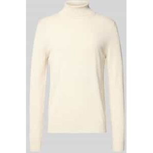 Pullover van wolmix met col