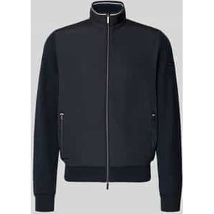 Sweatjack met opstaande kraag