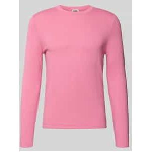 Gebreide pullover met ribboorden, model 'Irmino'