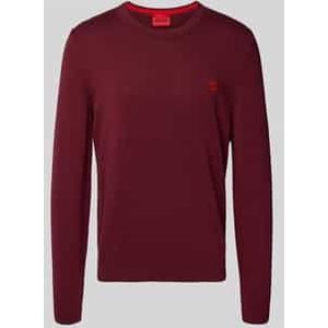 Regular fit gebreide pullover van puur katoen, model 'SAN CASSIUS'