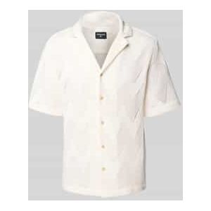 Regular fit vrijetijdsoverhemd met ajourpatroon, model 'CLIRO2'