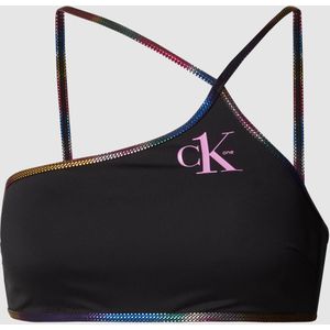 Bikinitop met one shoulder-design