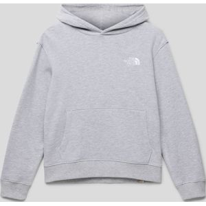 Oversized hoodie met labelstitching