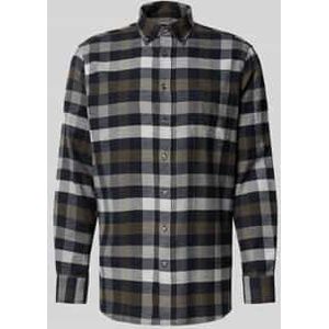 Regular fit vrijetijdsoverhemd van biologische katoenmix