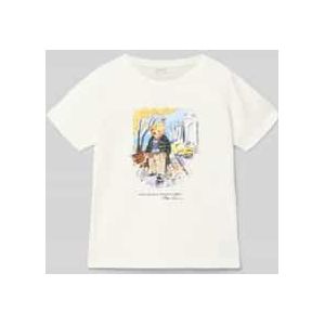 T-shirt met logoprint, regular fit