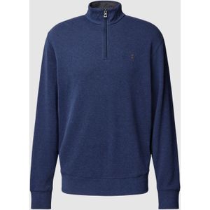 Sweatshirt met opstaande kraag en ritssluiting