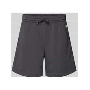 Relaxed fit sweatshorts met logobadge, model 'Sustainable'