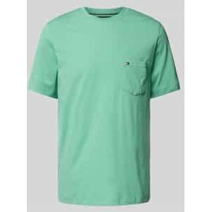 Tommy Hilfiger - T-shirt - Effen - Puur Katoen - Regular Fit - Korte Mouwen