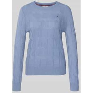 Tommy Hilfiger - Ww0ww43586 - Trui - Wol - Kabelbreisel