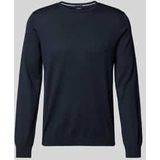 JOOP! - Denny - Trui - Nachtblauw - Wol - Slanke Pasvorm