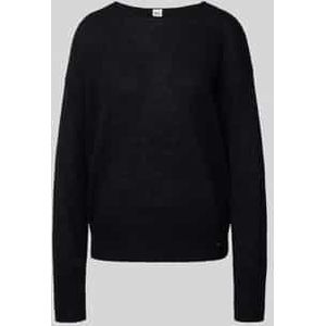 Gebreide pullover met ribboorden, model 'LISA'