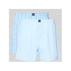 Boxershort met elastische band in een set van 2 stuks