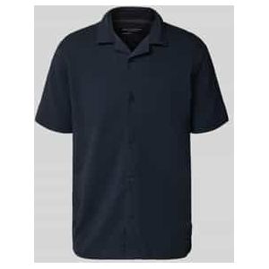 Marc O’Polo - Regular Fit - Vrijetijdsoverhemd - Katoenmix - Effen - Korte Mouwen