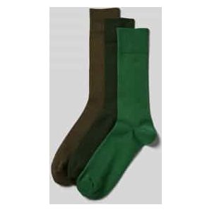 Sokken met structuurmotief in een set van 3 paar