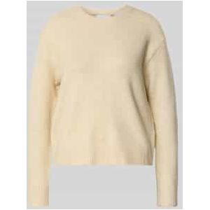 Gebreide pullover met ronde hals, model 'PLAMEDI'