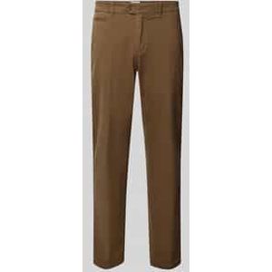 Brax Heren  Style EVEREST NOUGAT, donkerbruin, maat 44