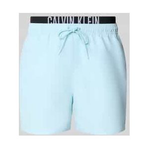 Calvin Klein - Zwembroek - Los Model - Zwart - Elastisch - Tunnelkoord