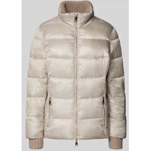 Gewatteerd jack met opstaande kraag