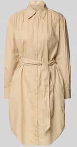 BOSS - Overhemdjurk - Blauw - Popeline - Biologisch Katoen