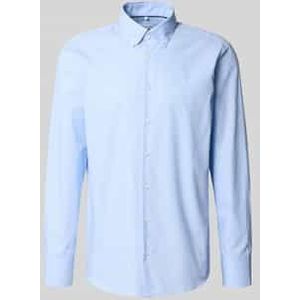 Regular fit zakelijk overhemd met button-downkraag