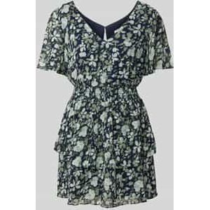 Mini-jurk met smokdetail