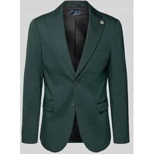 Regular fit colbert van satijn