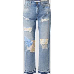 Slouchy fit jeans met stretch, model 'Leony'