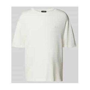 Oversized T-shirt met labelstitching, model 'Casan'