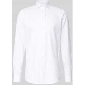 Regular fit zakelijk overhemd met extra lange mouwen