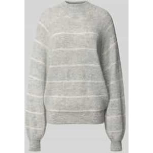 Oversized gebreide pullover met opstaande kraag, model 'LARELY'