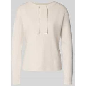 Gebreide pullover met tunnelkoord