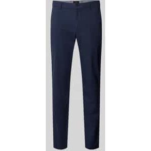 Chino Broek - Donkerblauw - Katoen - Riemlussen - Achterzakken