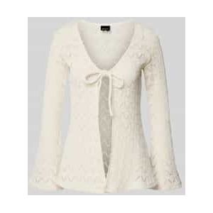 Gebreid jack met trompetmouwen, model 'Isadora'